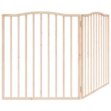 Foldable Dog Gate 2 Panels 160 cm | Poplar Wood - Hipo Market