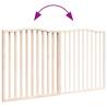 Foldable Dog Gate 2 Panels 160 cm | Poplar Wood - Hipo Market