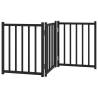 Foldable 3-Panel Dog Gate - Durable Solid Wood | HipoMarket