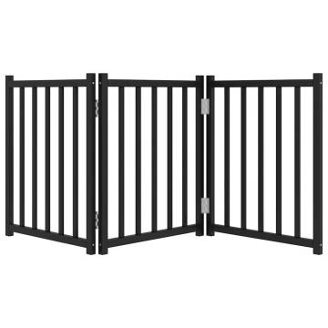 Foldable 3-Panel Dog Gate - Durable Solid Wood | HipoMarket