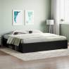 Bed Frame Black 200x200 cm Colour black Size 200 x 200 cm 