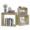 Nesting Tables Set - 3 pcs Sonoma Oak Engineered Wood