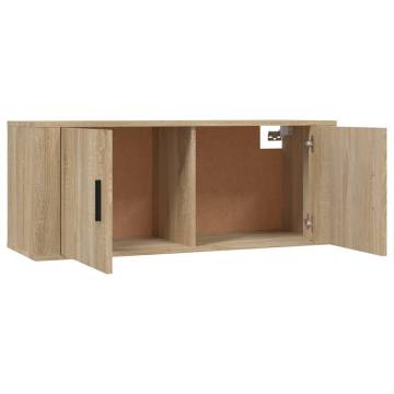 Wall-mounted TV Cabinets 2 pcs Sonoma Oak - Stylish Storage