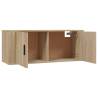 Wall-mounted TV Cabinets 2 pcs Sonoma Oak - Stylish Storage