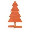 Wooden Christmas Tree - Wax Brown 80 cm Solid Pine Decor