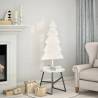  Wooden Christmas Tree for Decoration White 100 cm Solid Wood Pine Colour white Size 100 cm Quantity in Package 1 Number of Branch Tips 