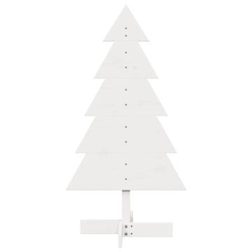 Wooden Christmas Tree for Decoration - 100 cm Solid Pine