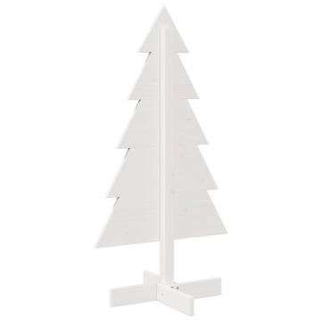 Wooden Christmas Tree for Decoration - 100 cm Solid Pine