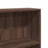 Book Cabinet Brown Oak 80x30x189 cm | Stylish Storage Solution