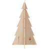 Wooden Christmas Tree - 80 cm Solid Pine for Holiday Decor