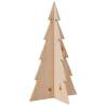 Wooden Christmas Tree - 80 cm Solid Pine for Holiday Decor