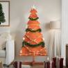 Wooden Christmas Tree - 150 cm Solid Pine - Rustic Decor