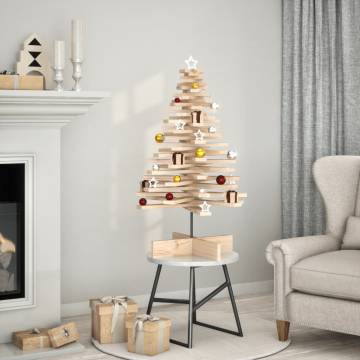 Wooden Christmas Tree Decoration - 100 cm Solid Pine | HipoMarket