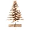 Wooden Christmas Tree Decoration - 100 cm Solid Pine | HipoMarket