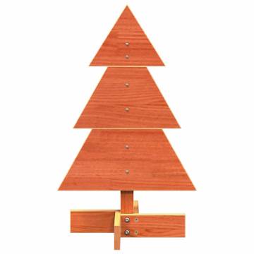 Wooden Christmas Tree 60cm - Rustic Solid Pine Decoration