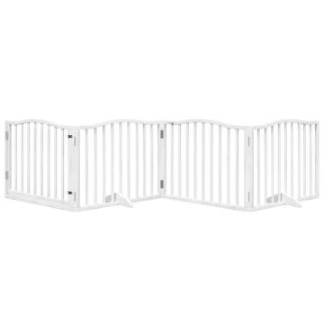 Dog Gate with Door - Foldable 4 Panels, 320 cm - Hipomarket