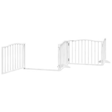 Dog Gate with Door - Foldable 4 Panels, 320 cm - Hipomarket