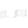 Dog Gate with Door - Foldable 4 Panels, 320 cm - Hipomarket