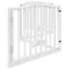 Dog Gate with Door - Foldable 4 Panels, 320 cm - Hipomarket