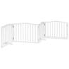 Dog Gate with Door - Foldable 4 Panels, 320 cm - Hipomarket