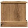 Artisan Oak Storage Box - 30x50x28 cm Engineered Wood