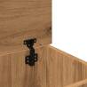 Artisan Oak Storage Box - 30x50x28 cm Engineered Wood