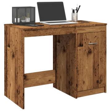 Elegant Old Wood Desk 100x50 cm - Durable & Stylish