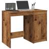  Desk Old Wood 100x50x76 cm Engineered Wood Colour old wood 