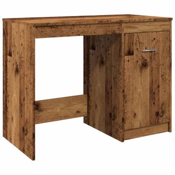 Elegant Old Wood Desk 100x50 cm - Durable & Stylish