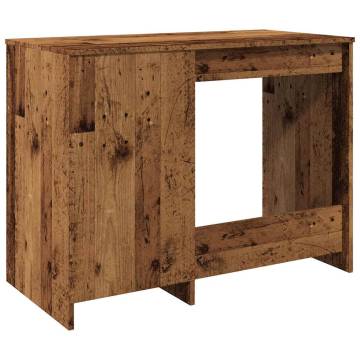 Elegant Old Wood Desk 100x50 cm - Durable & Stylish