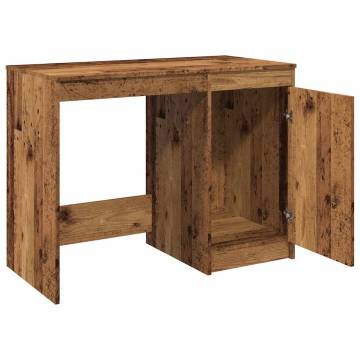 Elegant Old Wood Desk 100x50 cm - Durable & Stylish