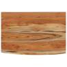 Rectangular Solid Wood Acacia Wall Shelf | 70x40x2.5 cm