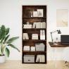 Book Cabinet Smoked Oak 80x30 cm - Stylish Storage Solution