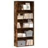 Book Cabinet Smoked Oak 80x30 cm - Stylish Storage Solution