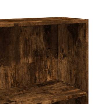 Book Cabinet Smoked Oak 80x30 cm - Stylish Storage Solution