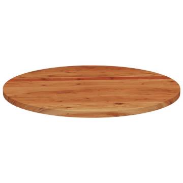 Round Solid Wood Acacia Table Top Ø80x3.8 cm - Hipomarket