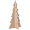 Wooden Christmas Tree for Decoration - 59.5 cm Solid Wood Pine