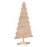 Wooden Christmas Tree - 150 cm Solid Pine for Festive Decor