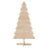 Wooden Christmas Tree - 150 cm Solid Pine for Festive Decor