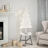  Wooden Christmas Tree for Decoration White 120 cm Solid Wood Pine Colour white Size 120 cm Quantity in Package 1 Number of Branch Tips 