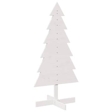 Wooden Christmas Tree for Decoration - 120 cm Solid Pine