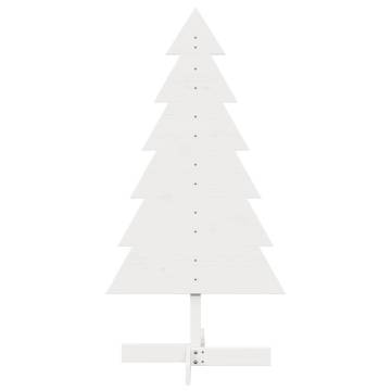 Wooden Christmas Tree for Decoration - 120 cm Solid Pine