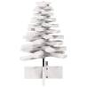 Wooden Christmas Tree 60 cm - White Solid Pine Decoration