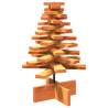 Wooden Christmas Tree Decoration - Wax Brown 60 cm | HipoMarket