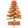 Wooden Christmas Tree Decoration - Wax Brown 60 cm | HipoMarket