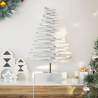  Wooden Christmas Tree for Decoration White 80 cm Solid Wood Pine Colour white Size 80 cm Quantity in Package 1 Number of Branch Tips 