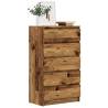  Drawer Cabinet Old Wood 60x36x103 cm Engineered Wood Colour old wood Quantity in Package 1 