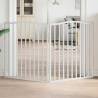  Dog Gate Foldable 2 Panels White 160 cm Poplar Wood Colour white Size 80 x 90 x 2 cm Quantity in Package 2 