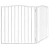 Foldable Dog Gate - 2 Panels White 160cm | Durable Poplar Wood