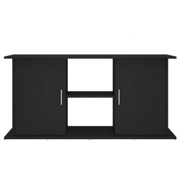 Aquarium Stand Black 121x41x58 cm - Engineered Wood